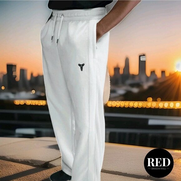 Nike Kobe Pleated White Black Rare Pants IB0009-133 - Men's Size XXL